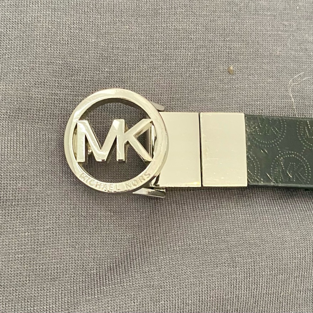 Michael Kors patent leather black belt excellent condition